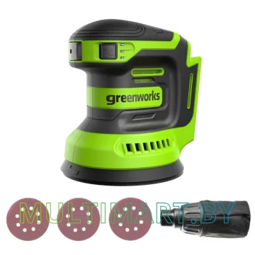 Эксцентриковая шлифмашина Greenworks OS325 3100907 (без АКБ)